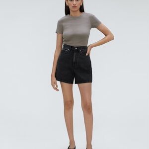 Everlane A-Line Denim Shorts